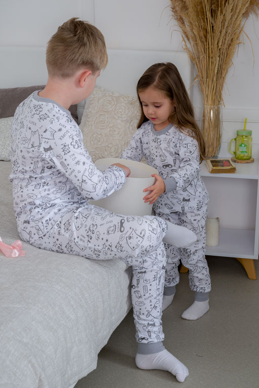 Пижама детская из интерлока пенье Дрёма котик - Амадэль фото 36