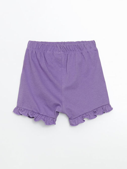 Beli Lastikli Basic K?z ?ocuk ?ort 2li