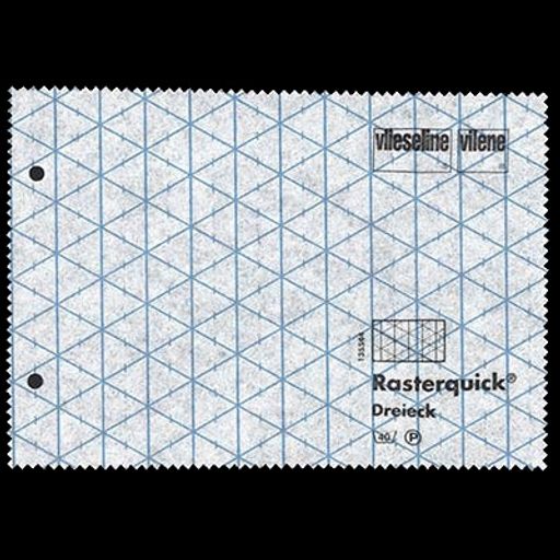 Нетканный материал (флизелин) для творчества Freudenberg неклеевой для пэчворка Rasterquick Dreieck треугольник ФАСОВКА 50 г/кв.м 90 см x 100 см белый (53256621)