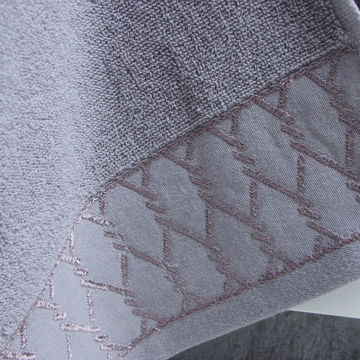 Полотенце махровое Этель Вензель цв.серый, 35*75 см, 450 гр/м2, 100% хлопок  фото 2