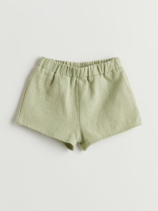 Bisiklet Yaka M?slin K?z Bebek Bluz ve ?ort 2li