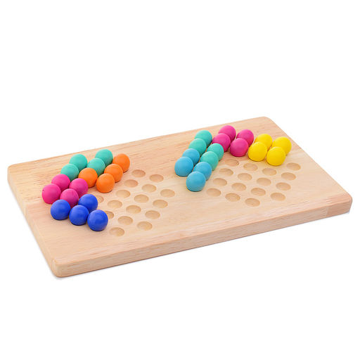 Развивающий модуль с шариками и колокольчиком, в коробке - Щепочка фото 4