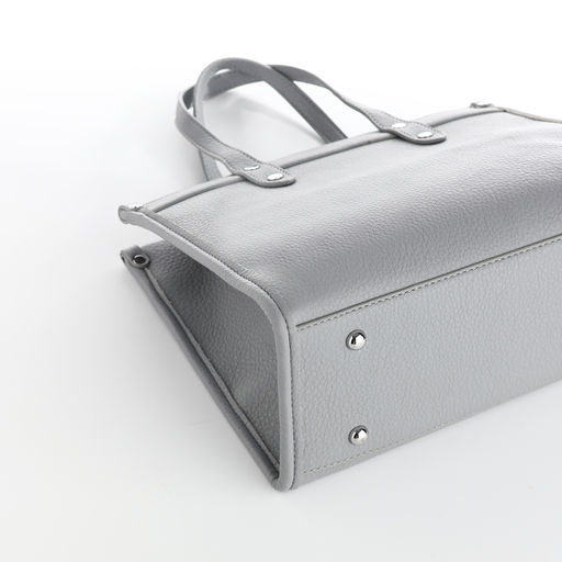 Сумка женская тоут TEXTURA на молнии, с кошельком, 30×10×24 см, серый