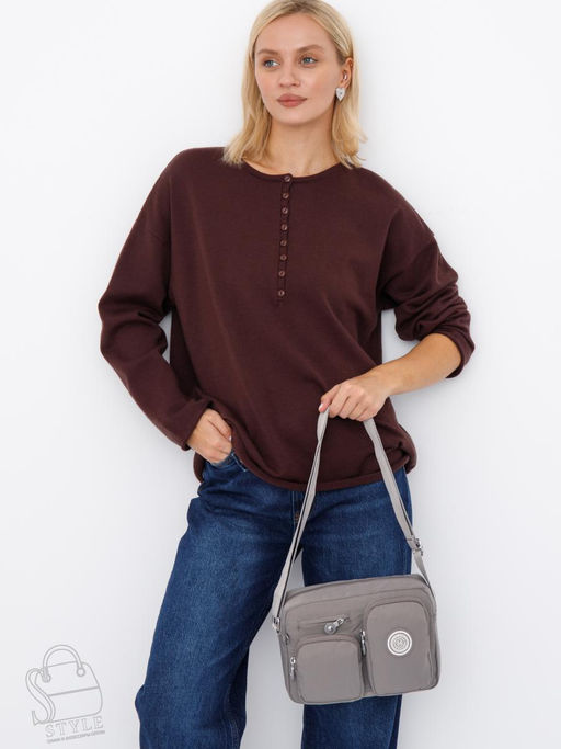 Сумка женская  8680MD gray Mindesa в Новосибирске