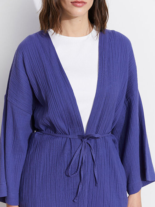 ?al Yaka Oversize M?slin Kad?n Kimono