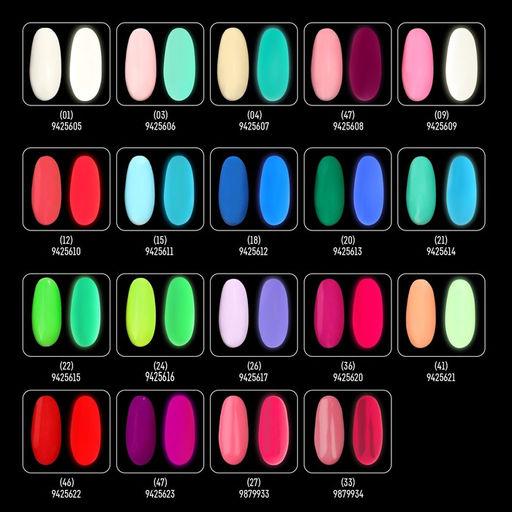 Гель лак для ногтей GLOW IN THE DARK, 3-х фазный, 8 мл, LED/UV, люминесцентный, цвет пурпурно-розовый (33) - Queen fair фото 6