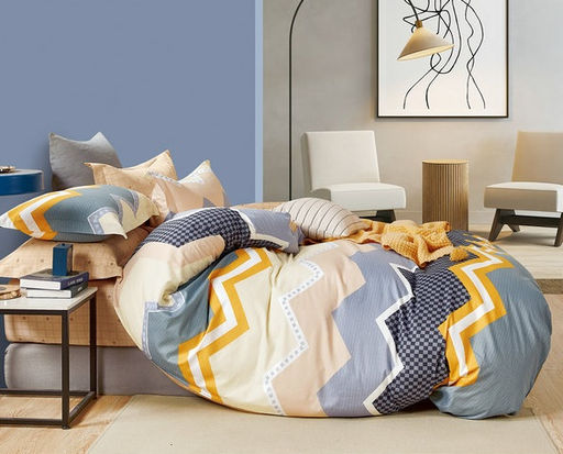 Постельное белье сатин люкс - Графика Евро (нав.70х70)