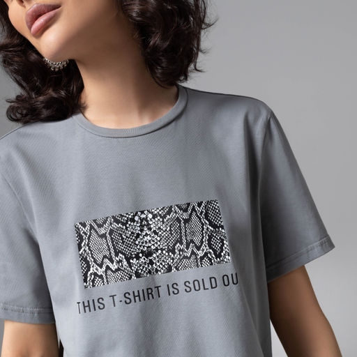 Футболка из хлопка Модная перезагрузка (серая) - Charutti фото 3