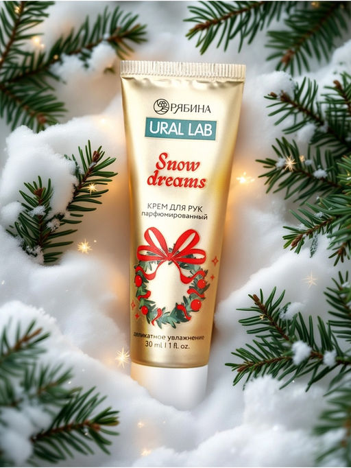 Цена за 3 шт. Крем для рук Snow Dreams, 30 мл, URAL LAB  фото 8