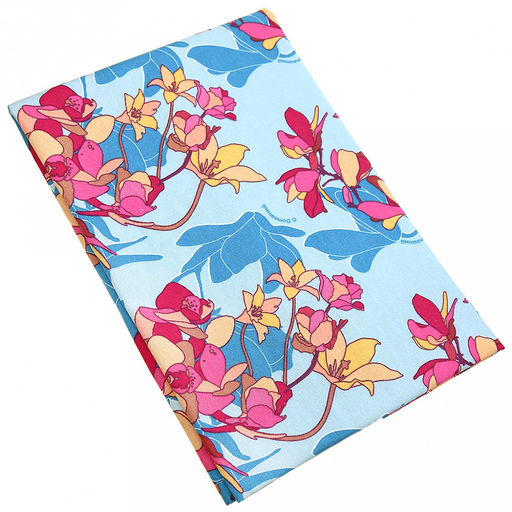 "Аромат магнолии" Скатерть-дорожка на стол рогожка 50х150см, 160г/м2, хлопок 100%, "Домашняя мода" (Россия)