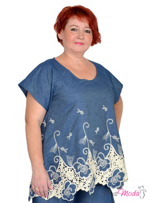 Туника Модель №1495 размеры 44-84 - Plusmoda фото 7