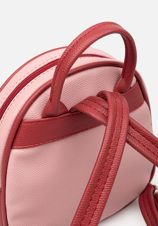 Рюкзак Модель №1466 | кожзам | зернистая | красный розовый | Р831-9 | 32327 - L-craft фото 6