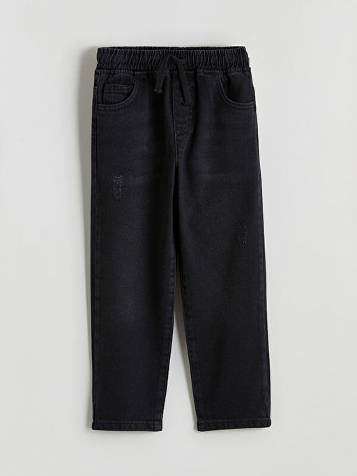 Beli Lastikli Erkek ?ocuk Jean Pantolon