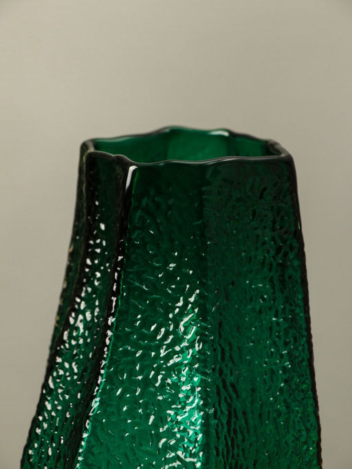 Ваза «Дженис», 25×12×8 см, стекло, зелёная