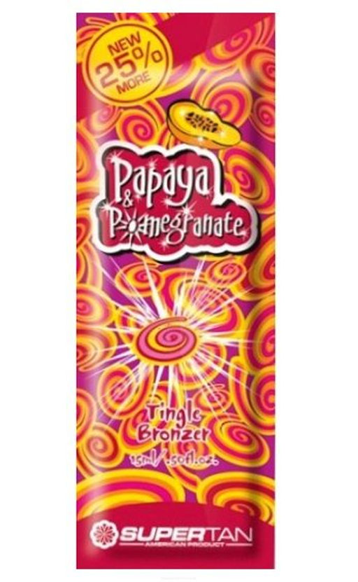 SuperTan Крем для солярия / Papaya & Pomegranate, 15 мл