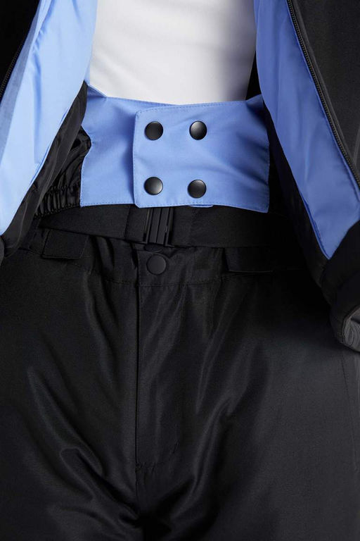 Водоотталкивающее лыжное пальто стандартного кроя DeFactoFit с капюшоном и флисовой подкладкой фото 8