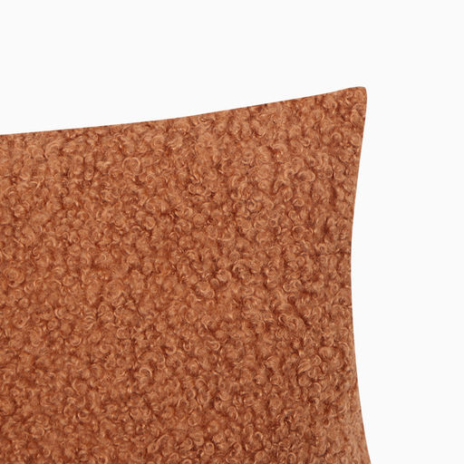 Наволочка декоративная Этель Boucle 43х43см, цвет коричневый, полиэстер  фото 7