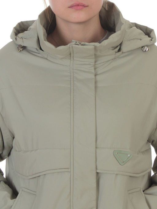 7060 LT. GREEN (OLIVE) Куртка демисезонная женская (100 гр. холлофайбер) - Fashion фото 4