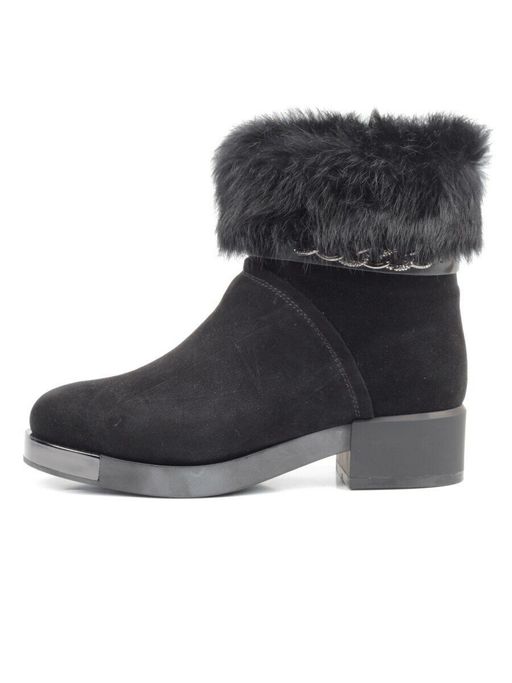 04-206W-8Y1 8J33M Ботинки зимние женские (натуральная замша, натуральный мех) - Фабричный китай фото 13