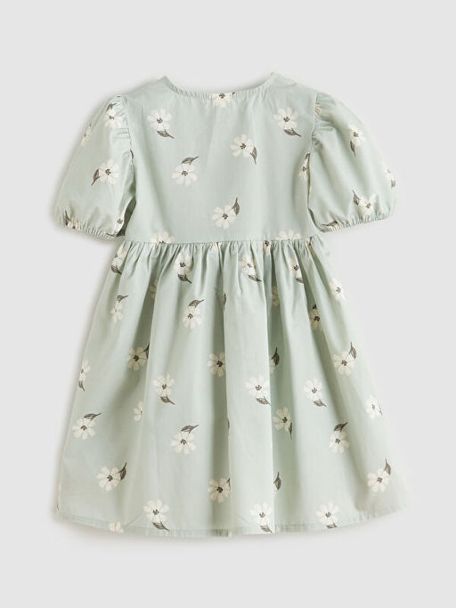 ?i?ekli F?rf?rl? K?z ?ocuk Elbise