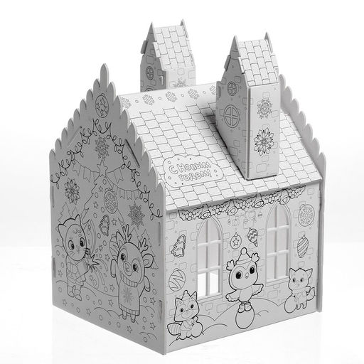 Домик-раскраска 3 в 1 Новогодние истории - Zabiaka фото 4