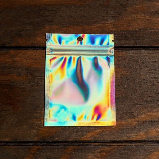 Цена за 100 шт. Пакет Zip - lock ПЭТ, иридисцентный, со сплошным окном, плоский, еврослот 7?10 см - UPAK LAND фото 3