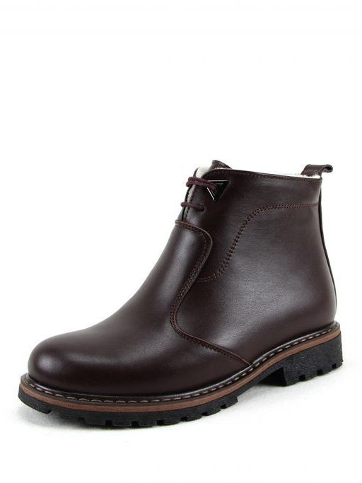 Ботинки EDART 922.astra4.brown/мех