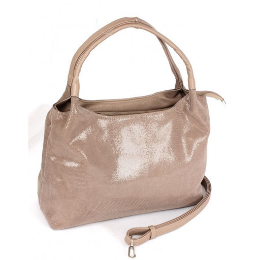 Сумка женская натуральная кожа ADEL-177/1в (отделка ИСК/КОЖА), 1отд+кар/пер, капучино 264384