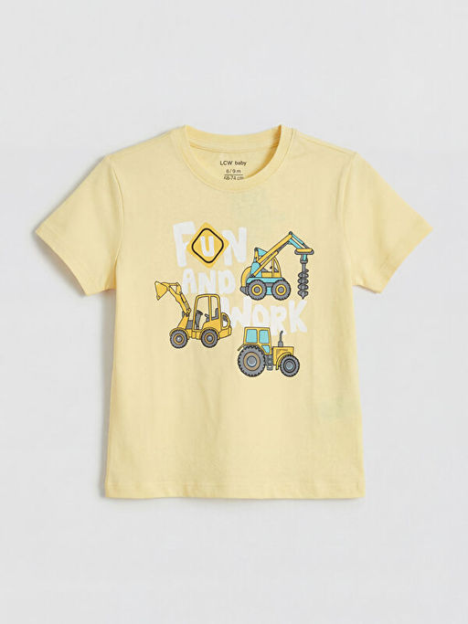 Bisiklet Yaka Erkek ?ocuk ?ortlu Pijama Tak?m?