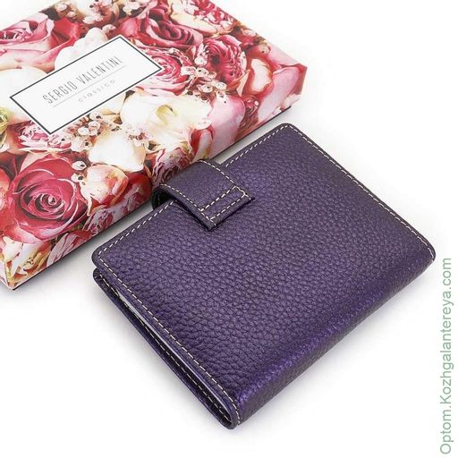 Женская кожаная визитница Sergio Valentini СВ 8140-010 фото 4