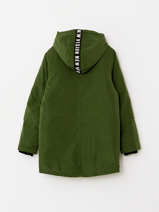 Kap??onlu Basic Erkek ?ocuk Mont - Waikiki фото 3