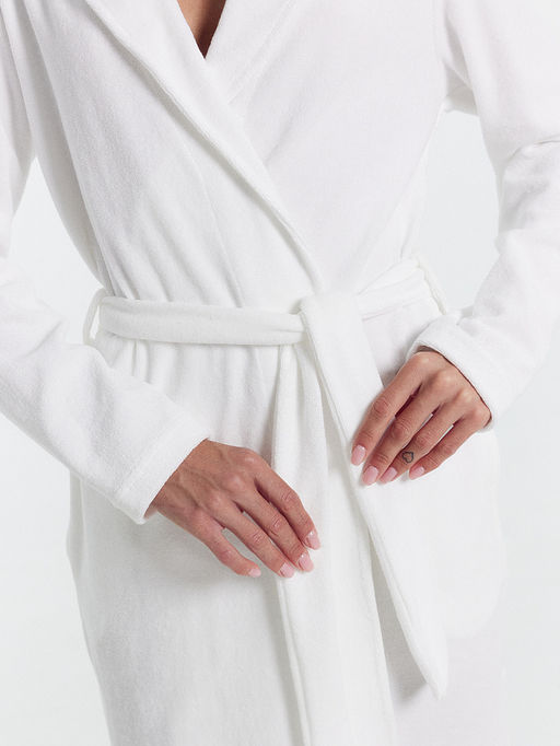 Халат женский в белом цвете - Mark formelle фото 5
