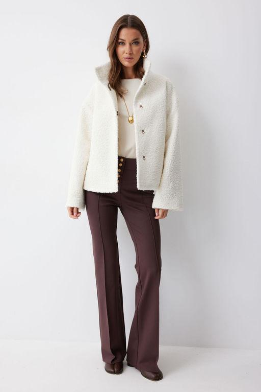 Шубка LYUSHe 4229 молоко фото 6