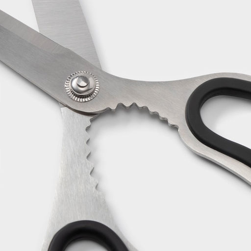 Ножницы кухонные Доляна «Профи», 23 см, чёрные