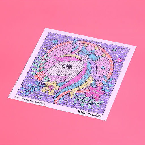 Мозаика алмазная A5501B "Единорожка" в коробке