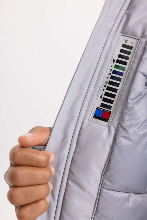Водоотталкивающее водонепроницаемое пальто приталенного кроя DeFactoFit с капюшоном  фото 9