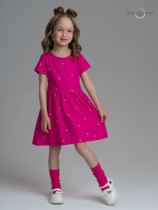 Платье Лето сердечки барби - Sovalina фото 7