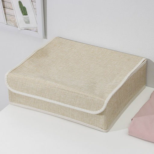 Органайзеры для хранения белья Пастель, 3 шт., с крышкой, 31.52510 см, бежевые - Simaland фото 10