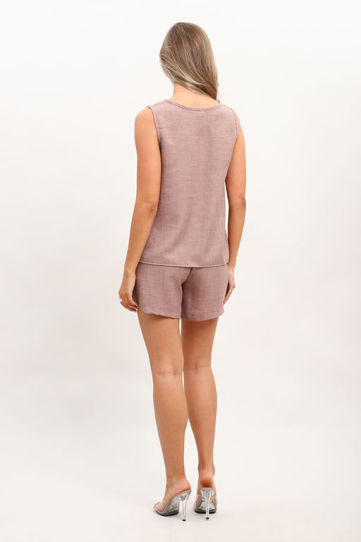 Костюм с шортами КЖ-001 Лен