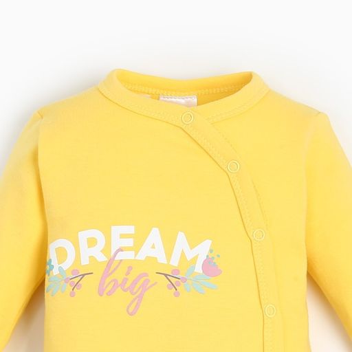 Комбинезон Крошка Я Flower, рост 80-86 см, жёлтый фото 2