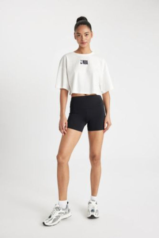 DefactoFit Siyah Beli Saran Esnek Biker K?sa Sporcu Tayt