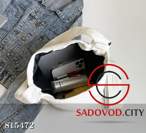 Вельветовая вместительная сумка - Bruno фото 5