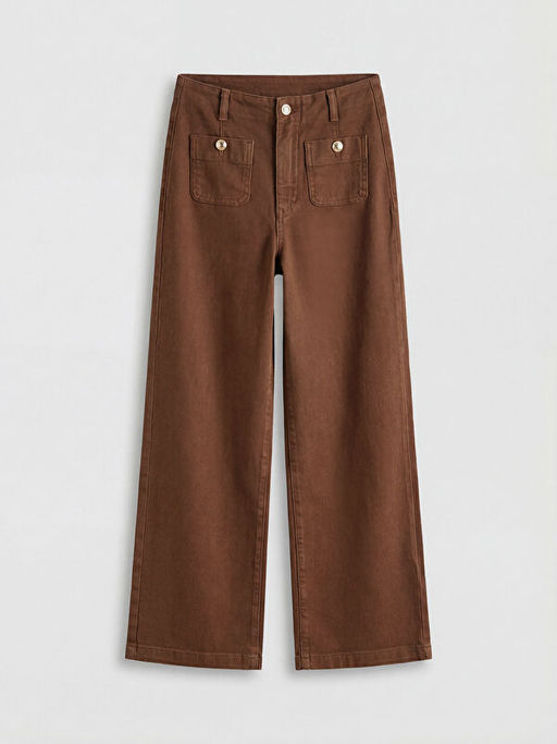 Wideleg Kad?n Jean Pantolon