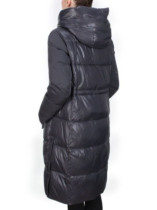 8986 DARK GRAY Пальто зимнее женское CORUSKY (200 гр. холлофайбера) - Fashion фото 4
