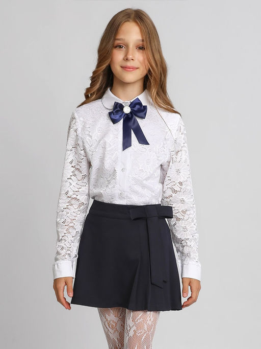 Блузка для девочки длинный рукав Соль&Перец