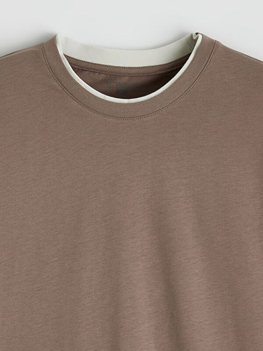 Bisiklet Yaka Uzun Kollu Erkek Pijama ?st