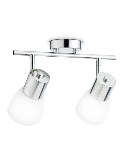 Спот TR3963, 2хE27, 40 Вт, 20×10.5×20 см, хромированный