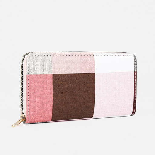 Кошелёк на молнии, розовый