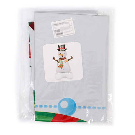 Воздушный шар фольгированный 60" «Снеговик», на подставке