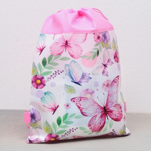 Мешок для обуви «Бабочки» (полиэстер) 41×30 см